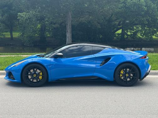 Blue 2024 Lotus Emira First Edition