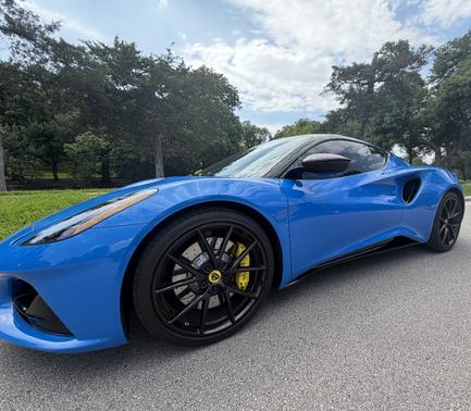 Blue 2024 Lotus Emira First Edition