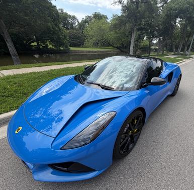 Blue 2024 Lotus Emira First Edition