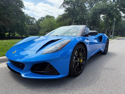 Blue 2024 Lotus Emira First Edition