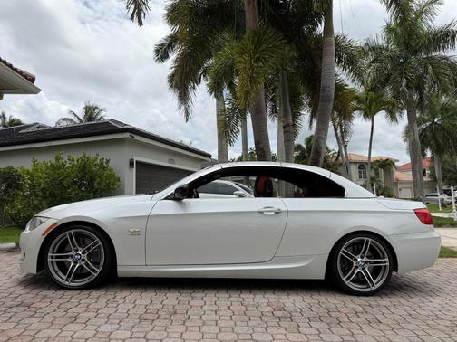 White 2013 BMW 335 is