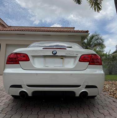 White 2013 BMW 335 is