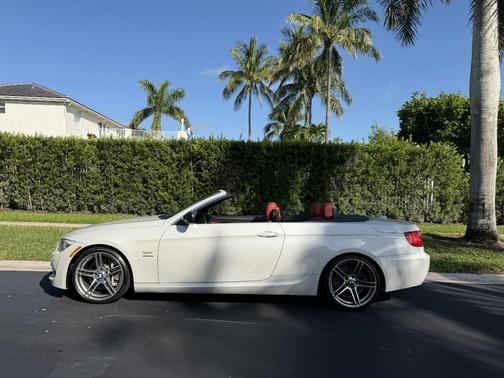 White 2013 BMW 335 is