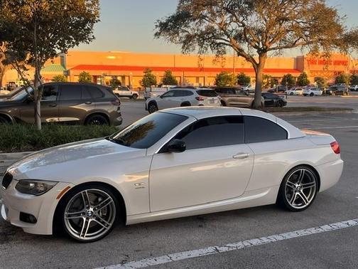 White 2013 BMW 335 is