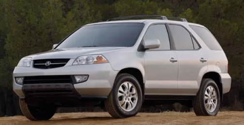 Beige 2003 Acura MDX Touring