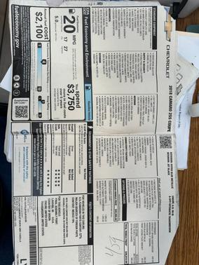 Blue 2018 Chevrolet Camaro 2SS