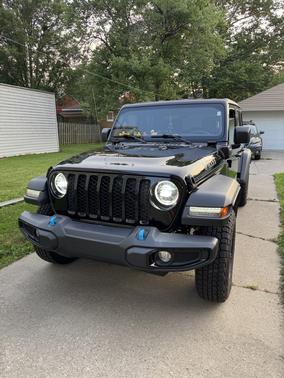 Black 2023 Jeep Wrangler 4xe Base