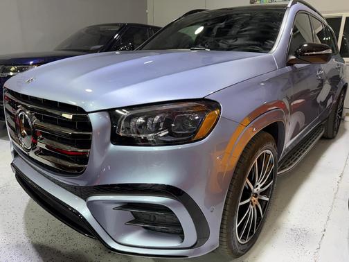Blue 2025 Mercedes-Benz GLS 450 4MATIC