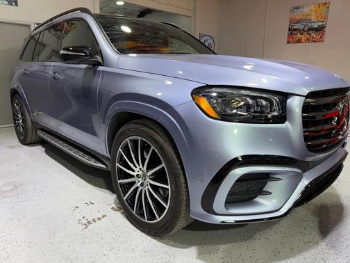 Blue 2025 Mercedes-Benz GLS 450 4MATIC