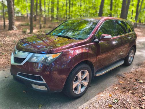 Red 2012 Acura MDX 3.7L Technology