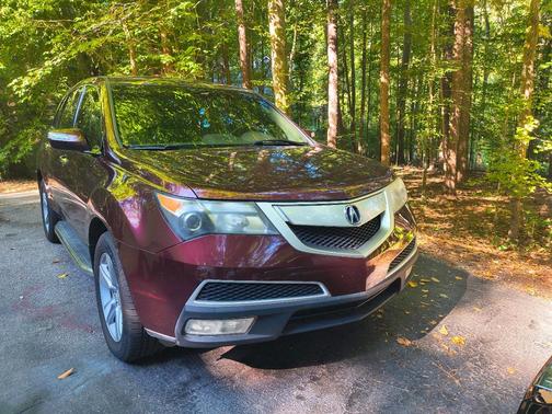 Red 2012 Acura MDX 3.7L Technology
