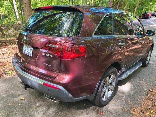Red 2012 Acura MDX 3.7L Technology