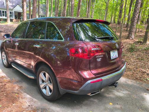 Red 2012 Acura MDX 3.7L Technology