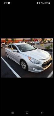 Silver 2014 Hyundai SONATA Hybrid Base