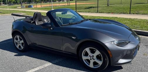 Gray 2016 Mazda MX-5 Miata Club