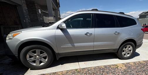 Silver 2011 Chevrolet Traverse LT