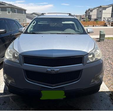 Silver 2011 Chevrolet Traverse LT