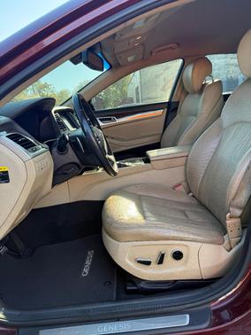 Red 2016 Hyundai Genesis 3.8