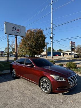 Red 2016 Hyundai Genesis 3.8