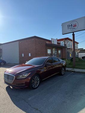 Red 2016 Hyundai Genesis 3.8
