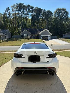 White 2015 Lexus RC F Base