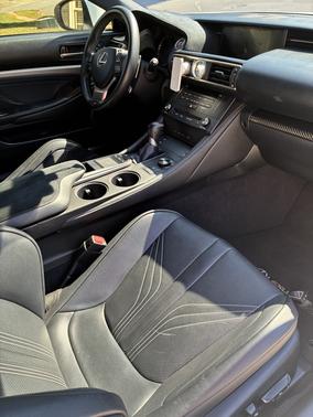 White 2015 Lexus RC F Base