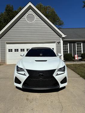 White 2015 Lexus RC F Base