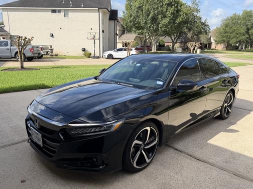 Black 2021 Honda Accord Sport 2.0T
