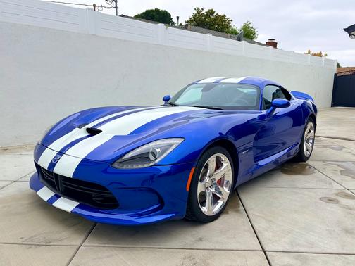 Blue 2013 Dodge SRT Viper GTS