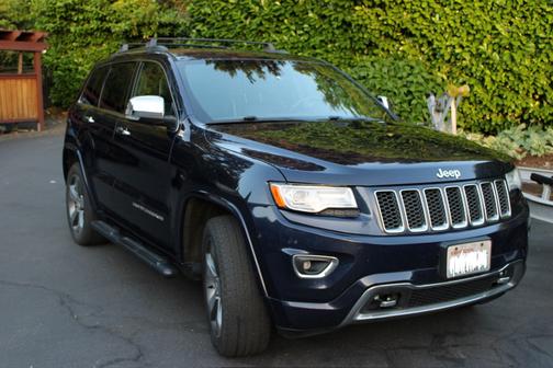 Blue 2015 Jeep Grand Cherokee Overland