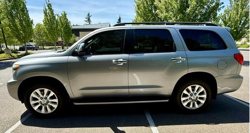 Silver 2015 Toyota Sequoia Platinum