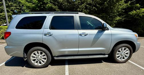 Silver 2015 Toyota Sequoia Platinum
