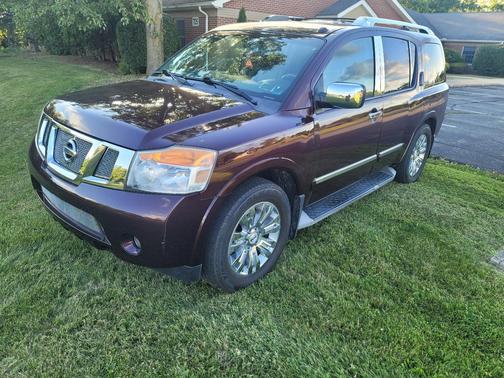 Red 2015 Nissan Armada SL