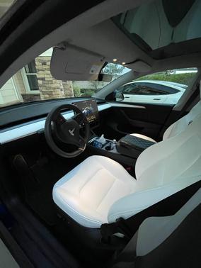 Blue 2023 Tesla Model Y Long Range