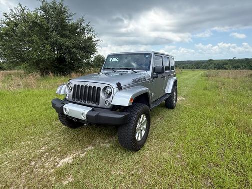 Silver 2014 Jeep Wrangler Unlimited Sahara