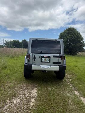 Silver 2014 Jeep Wrangler Unlimited Sahara