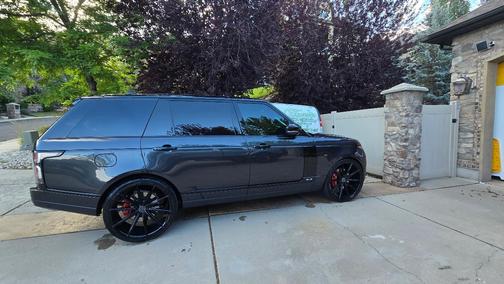 Gray 2018 Land Rover Range Rover 5.0L Supercharged Autobiography LWB