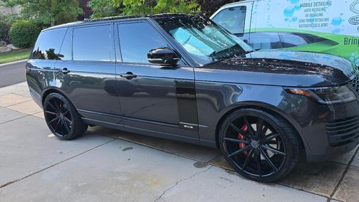 Gray 2018 Land Rover Range Rover 5.0L Supercharged Autobiography LWB