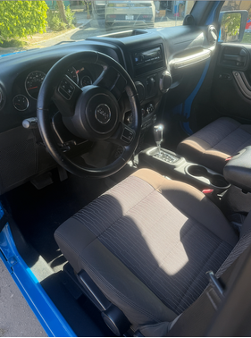 Blue 2012 Jeep Wrangler Sport