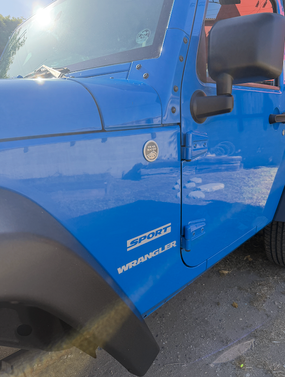 Blue 2012 Jeep Wrangler Sport
