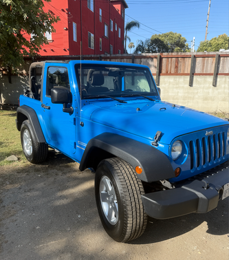 Blue 2012 Jeep Wrangler Sport
