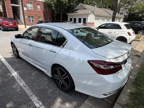 White 2017 Honda Accord Sport