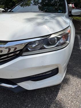 White 2017 Honda Accord Sport