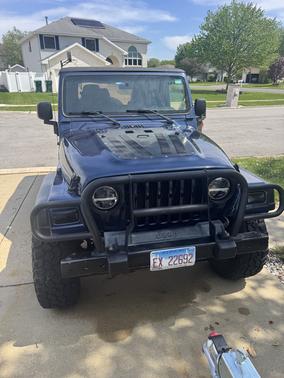 Blue 2005 Jeep Wrangler Unlimited