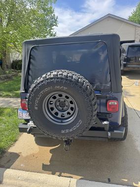 Blue 2005 Jeep Wrangler Unlimited
