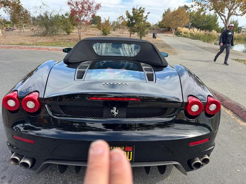 Black 2005 Ferrari F430 Spider