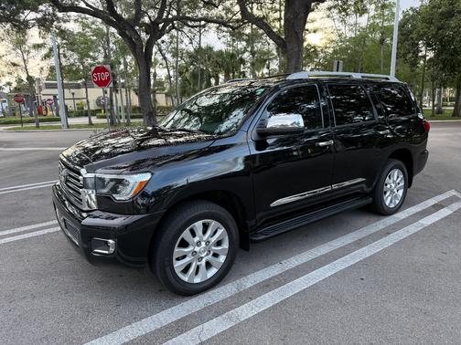 Black 2021 Toyota Sequoia Platinum