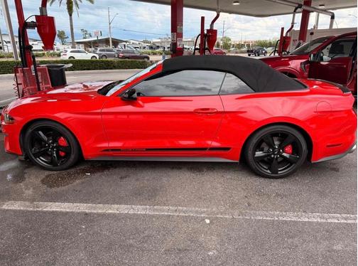 Red 2022 Ford Mustang EcoBoost Premium