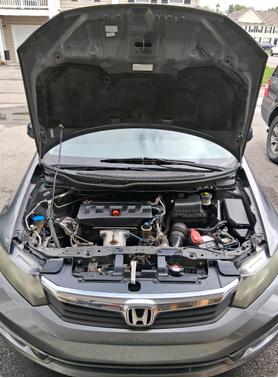 Gray 2012 Honda Civic EX