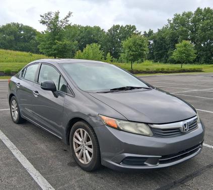 Gray 2012 Honda Civic EX